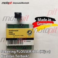 HIJAU Center Fuse Flosser Fuse Box Long Car Fuse 40A Green