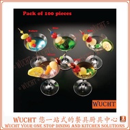 【WUCHT】100's x Bamboo Decorative Ball Cocktail Fruit Sandwich Pick Skewer / Pearl Cocktail Pick 9cm 