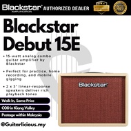 BLACKSTAR Debut 15E - Guitar Combo Amplifier 15watt 2x3" Practice Amp Blackstar 15 ( Debut-15E / Debut15E )