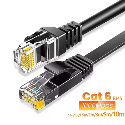 Rj45 Cat 6 Ethernet Cat6 Network Cable LAN Internet 20Gbps 1000Mhz For Router Ps4 PC Laptop 1m - 5m 