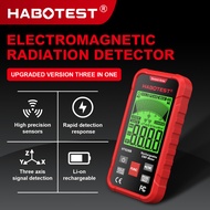 HABOTEST🔥HT628 Color Screen EMF Meter Household Electromagnetic Field EMF Detector Handheld Radiatio