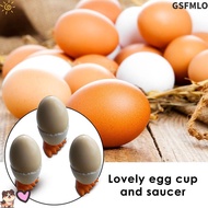 GSFMLO 1/2/4Pcs Kitchen Supplies Boiled Creative Opener Eggs Container