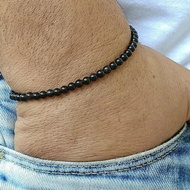 Gelang Lelaki Gelang Obsidian Hitam Perle Homme Gelang Lelaki Berbutir Gelang Lelaki, Gelang Lelaki 