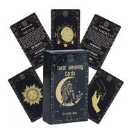 78 Cards / Deck Tarot Meaning Cards English Version Board Game Oracle Deck Divination Party Fortune 