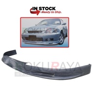 Honda Civic 99 EK9 EK S21 (1999 Model Front Bumper ONLY) MGN Style Front Skirt Lower Lip PU Getah Ru