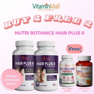 [BUY 2 FREE COLLAGEN CAPSULES + ROYAL JELLY 30'S] Hair Plus II Hair Supplement For Woman, Man - Stop
