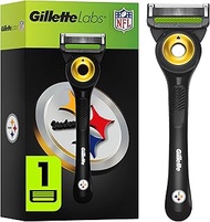 Gillette Labs Special NFL Steelers Edition Shaving Razor for Men - 1 Handle, 1 Blade Refill, Perfect