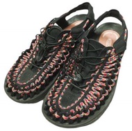 KEEN x BEAMS 7色聯名款 UNEEK (1020779) - 特別訂購。尺寸：美國號5(26.5cm)，黑色。編織戶外涼鞋。二手。 [KEEN x BEAMS]