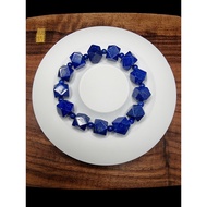 Lapis Lazuli Lazuri Afghanistan Cutting Stone Bracelet 5A 10mm C1445