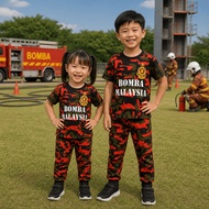 READY STOCK (2Y-7Y) BOMBA Cotton Kids Pajamas - Pyjamas Sleepwear Boy Baju Tidur Askar Budak Kanak-K