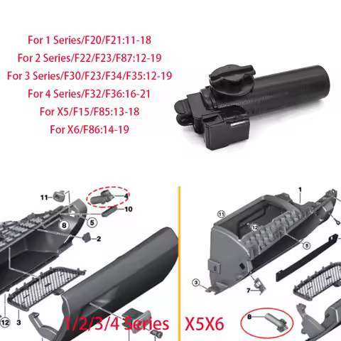 Car Glove Box Shock Absorber 51169227250 for BMW 1 2 3 4 Series F20 F21 F22 F30 F31 X5 F15 X6 F16 To
