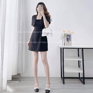 [Voucher 50k Freeship Max 0 đồng toàn quốc] Đầm hai dây basic kèm áo khoác lững tay ngắn set váy chữ