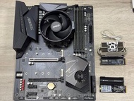 GIGABYTE AORUS X570 Elite主機板連AMD CPU，SSD