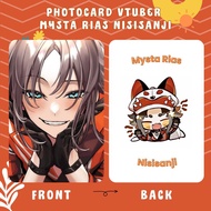[PRINT SERVICE] PHOTOCARD VTUBER MYSTA MAKEUP NISISAJI UNIT PRINT