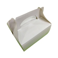 White Cake Box/Wedding Box [READY STOCK} 6" X 4.5" X 3" CHEAP PRICE