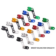 Universal WR3 Front Brake Hose Clamp Bracket for Yamaha Xmax Nmax Aerox R25 Ninja 150RR 250FI Honda 