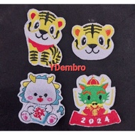 Tiger/Imlek Character Embroidery Patch