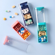 New Portable Three Large Compartment Box Transparent Thickened Box Health Care Storage Box Mini Port