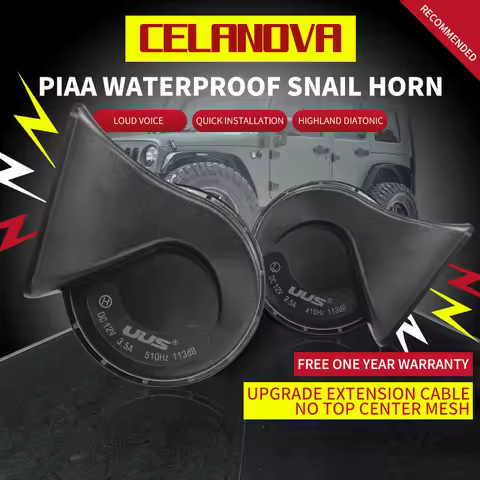 24V 2Pcs Car Snail Horn Electric Horn Motorcycle Auto Speark Waterproof Super Sound 113DB For BMW E3