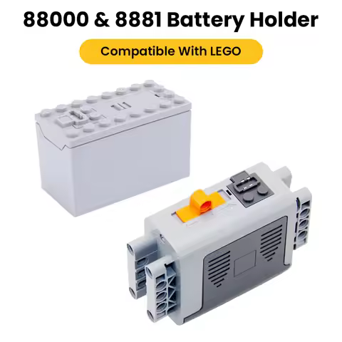 Keyestudio 88000 6 AAA Battery & 8881 9V AA Battery Holder Box Compatible With LEGO Multi Power Func
