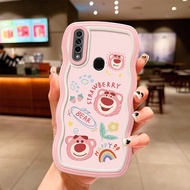 for OPPO A31 2020 A8 phone case Shockproof Silicone Phone Soft Case Large wavy cartoon pattern cover