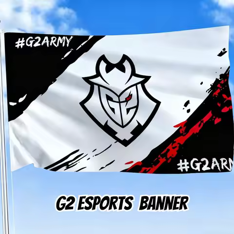 G2 Esports World Championship Banner S15 LOL World Championship Banner Fan Banner Collection Game Ro