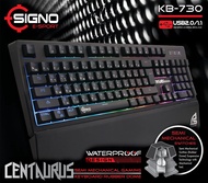 SIGNO E-Sport KB-730 คีย์บอร์ดสำหรับเกม CENTAURUS by ESPORTMART Semi-Mechanical Gaming Keyboard