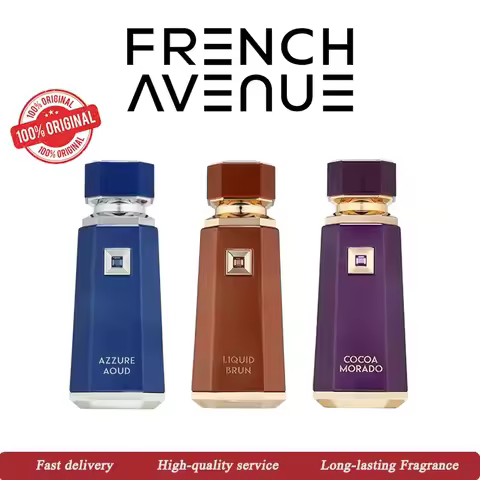 Fragrance World French Avenue Cocoa Morado World Azzure Oud Liquid Brun Women 100ML Cologne Persiste