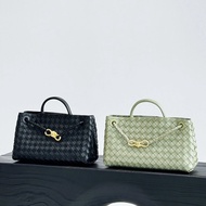 Bao Bao Bao Horizontal Version Bao Braided Bag Blogger's Favorite Simple Bao Handbag Brass Color Bow