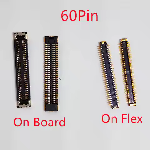5-20Pcs LCD Display Screen Flex FPC Connector 60Pin For Xiaomi Hongmi Redmi 9A 9C Note9 Note 9 Poco 