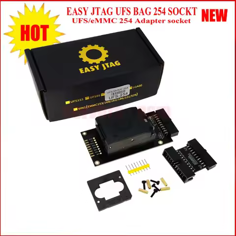 New ORIGINAL Easy-Jtag UFS BGA-254 Socket / EMMC 254 Adapter For EASY JTAG PLUS BOX Work
