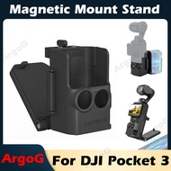 Sunnylife Magnetic Mount For DJI Osmo Pocket 3 Angle Adjustable Multifunctional Magnetic Stand DJI P