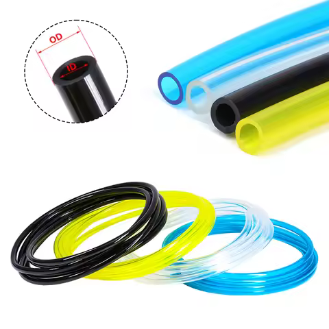TPU Fuel Gas Pipe IDxOD 2x3.5/2.5x5/3x5/3x6/4x6/5x8/6x8/7x10mm Polyurethane Petrol Hose for Motorcyc