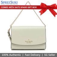 Kate Spade Handbag In Gift Box Crossbody Bag Carson Saffiano Leather Convertible Crossbody Sage Light Green # WKR00119