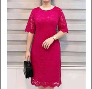 Premium Dress Natal Gereja Kristen 2024 Brukat Impor Wanita Remaja Pesta Pernikahan Paskah Terbaru