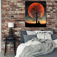 藍月 創意數字油畫 【風景畫】