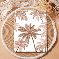 1 Pc Yellow Coconut Tree Tablet Case & Kindle E-Book Case Compatible With IPad 10th Generation, IPad