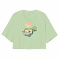 GQ จีคิว เสื้อยืดดิสนี่ย์ ลาย Embrace คอวี ครอป (351380-637361010)