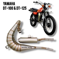 Ekzos Yamaha DT125 DT100 Original Barickly Racing Exhaust Product Stainless Steel DT 100 DT 125 Ekzo