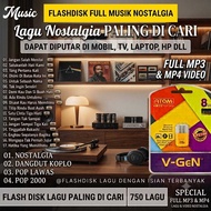 Flashdisk 8GB Most Wanted Nostalgia Songs & Best Indonesian Old Pop - USB 80s 90s Full Memories Song