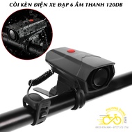 Còi kèn điện 6 âm thanh xe đạp 120dB