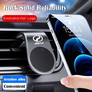Perodua Myvi Car Air Conditioning Vent Phone Holder Mini Magnet Suction L-shaped Smartphone Holder