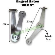 Engsel Sikutan Engsel salon Jendela 5 inch 9 inch SS Stainless Chrome