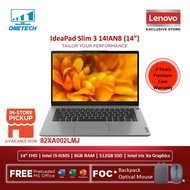 Lenovo Ideapad Slim 3 14IAN8 82XA002LMJ Notebook - Artic Grey (i3-N305/8GB/512GB NVME/14" FHD IPS/1.
