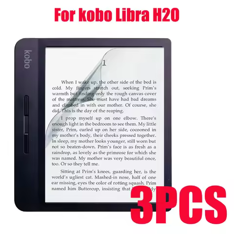 3Pack PET soft matte screen protector For Kobo Libra H2O 2019 Kobo Libra 2 2021 7 Inch Kobo libra H2