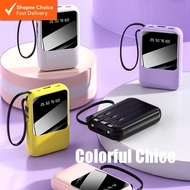 mini powerbank 100000 mah fast charging powerbank with cable and LED Display powerbank original use 