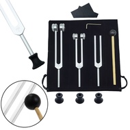 3Pcs Tuning Fork Set (128Hz 256Hz 512Hz  ) For Healing Chakra Sound Therapy Reliever Stress