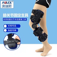 AULEX Pendakap Lutut Boleh Laras Rentas Sempadan Sokongan Pemulihan Tetap Sukan Pembetulan Pembalut 