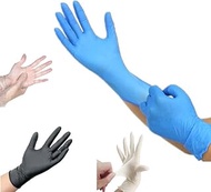 100pcs PVC/Nitrile/Latex Gloves Disposable Gloves For Home Cleaning Rubber Glove for work/Laboratory/Garden S/M/L YY