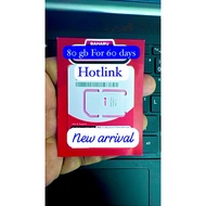 MAXIS | HOTLINK SIM CARD | PREPAID INTERNET DATA 80GB